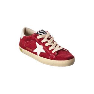 Golden Goose Superstar Leather & Suede Sneaker, Red